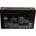 Battery Clerk UPS Battery, UPS, 6V DC, 7 Ah, Cabling, F1 Terminal POWER-SONIC PS670FO